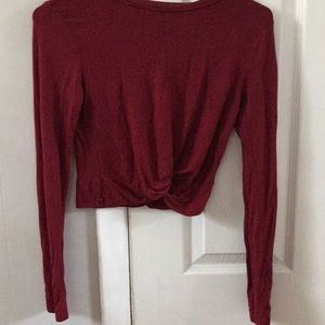 Long Sleeve Knot Shirt